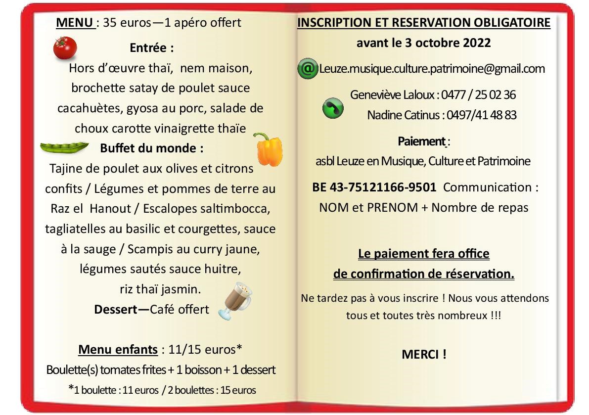 souper chantant