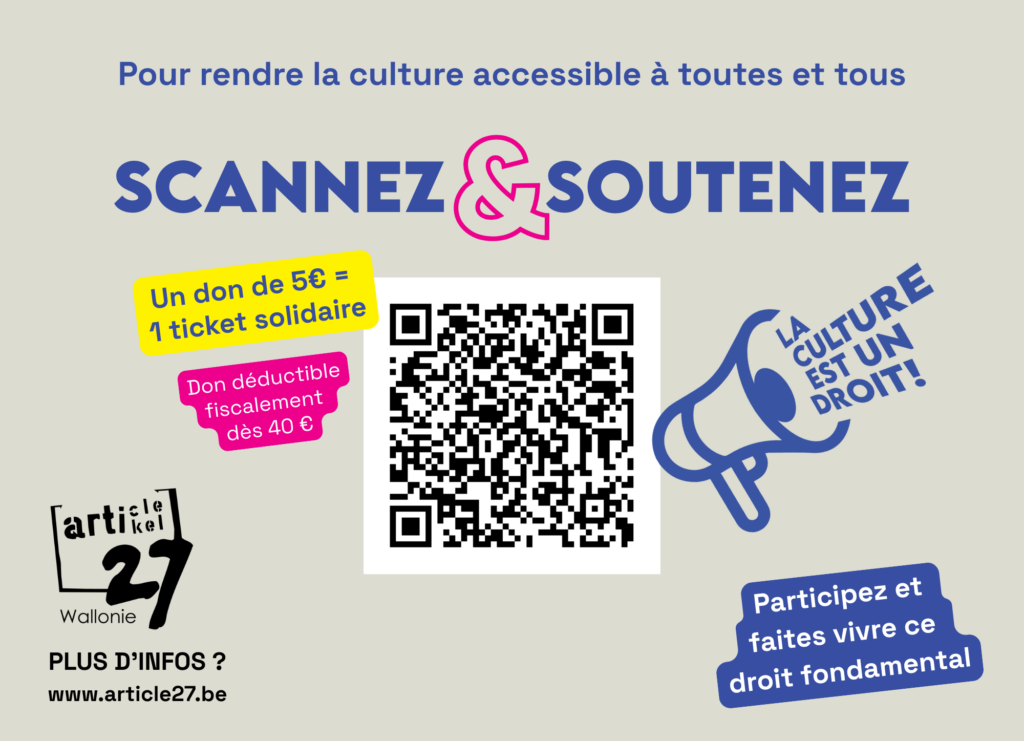 Article 27 lance le ticket solidaire !